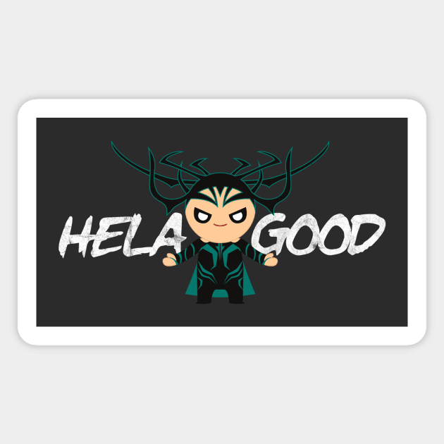 Hela Good (Thor Ragnarök) Sticker by gabradoodle